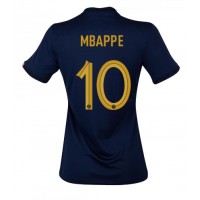 Francúzsko Kylian Mbappe #10 Domáci Ženy futbalový dres MS 2022 Krátky Rukáv